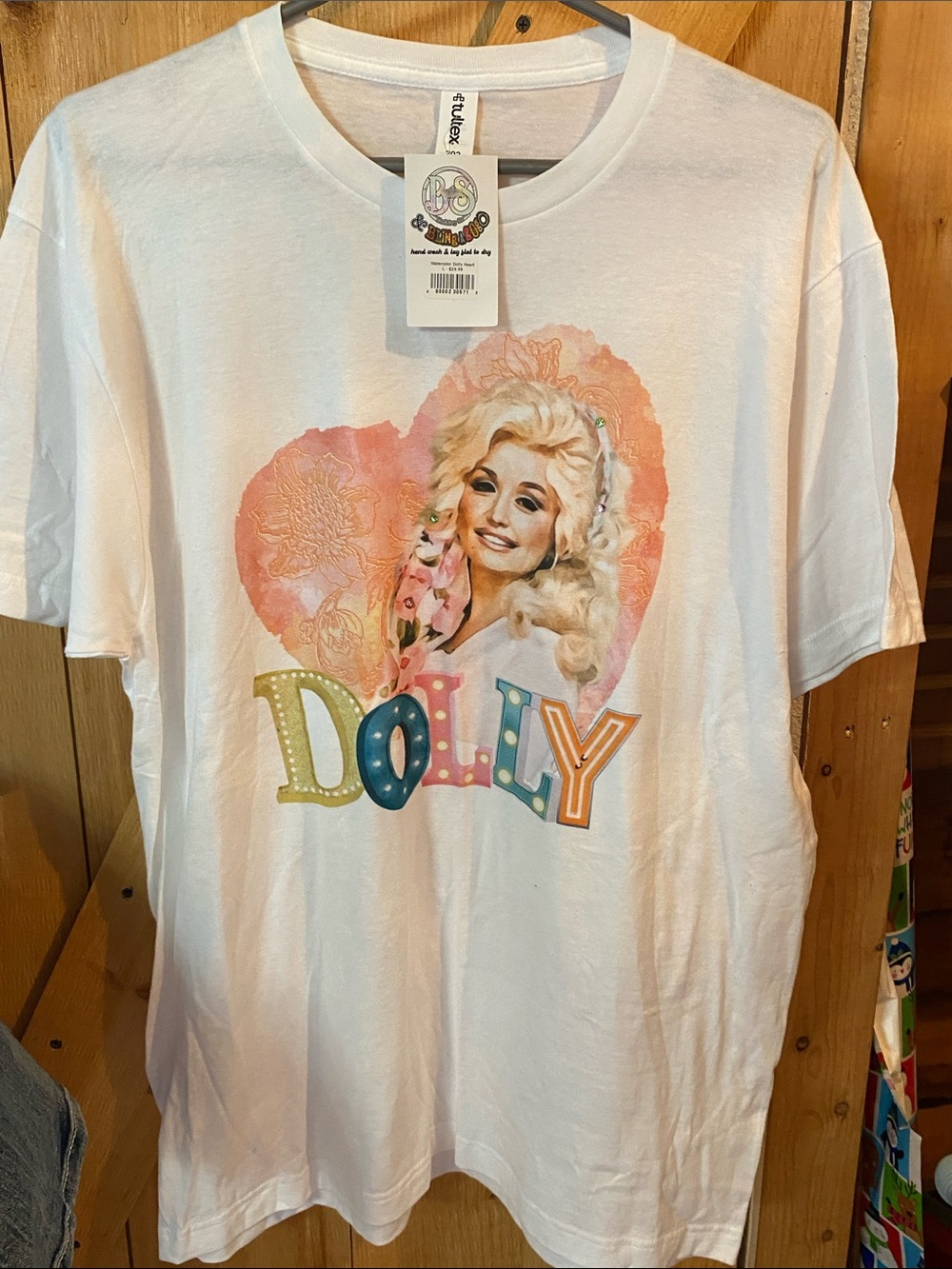 Dolly Graphic Short Sleeve Tee - White